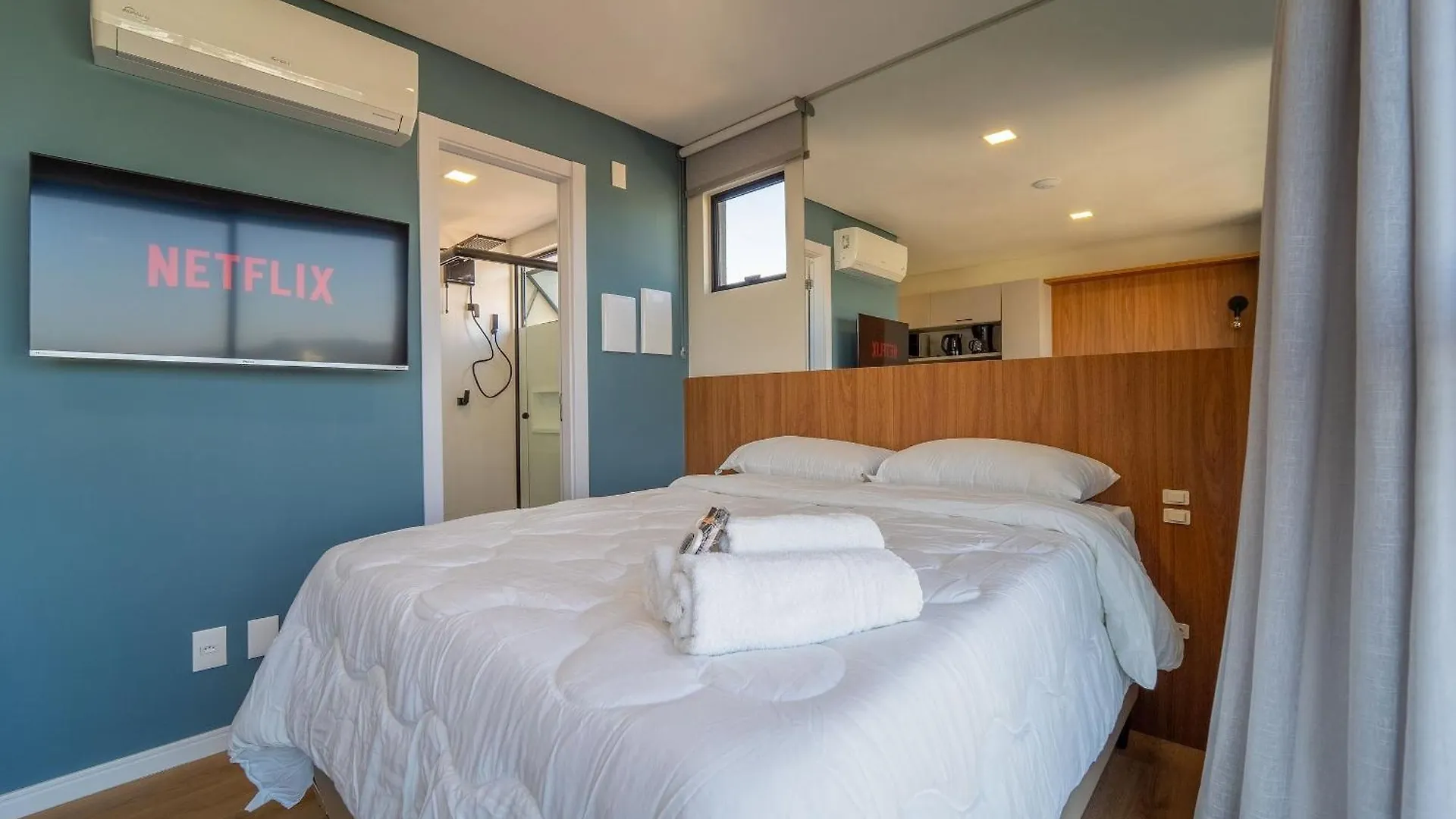 公寓 Edificio Up - Loft Proximo A Vila Germanica E Furb Com Vaga. 布卢梅瑙