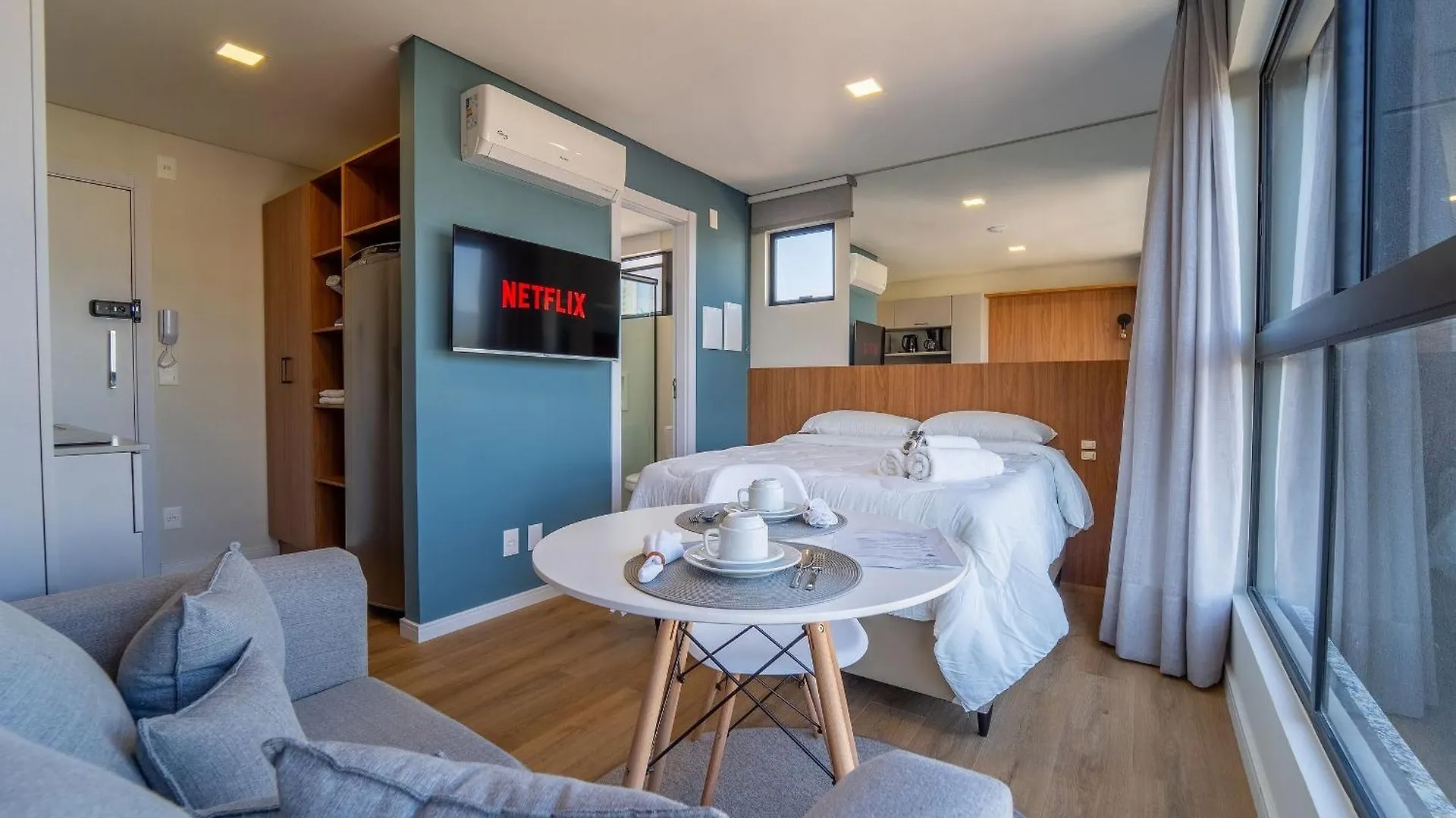 Edificio Up - Loft Proximo A Vila Germanica E Furb Com Vaga. 布卢梅瑙 公寓